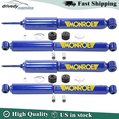 Par de amortiguadores delanteros y traseros para Nissan Frontier 1998-04 tracción trasera Monroe Matic Plus Foto 1 de 4