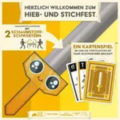 Kartenspiel Herzlich Willkommen zum Hieb- und Stichfest (Exploding Kittens Inc.) - Bild 1 von 4