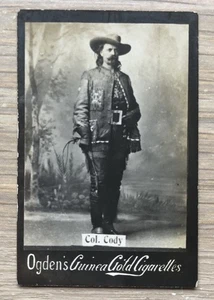 Tarjeta de cigarrillo An Ogdens Guinea Gold Col. Cody Buffalo Bill  - Imagen 1 de 2
