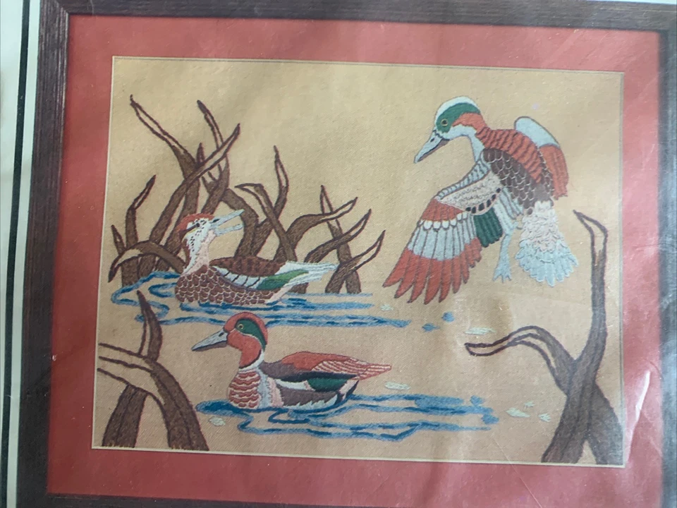 Vogart Crafts Duck Pond 2203 9 in in Kit 1979