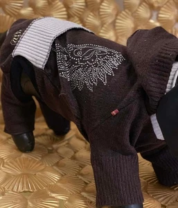 3701 Angeldog Hundekleidung Hundeoverall Hund 4 Füße Jumpsuit RL44_ GR:M - Bild 1 von 3
