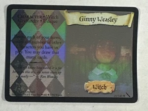 Ginny Weasley Harry Potter TCG 25/140 Cámara Secreta Holo Lámina Sin Jugar - Imagen 1 de 4