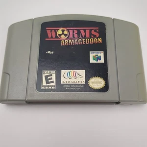 Worms Armageddon N64 Nintendo 64 Authentic Original Game Cart Only Tested - Picture 1 of 22