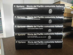 PAOLO SPRIANO: STORIA DEL PARTITO COMUNISTA ITALIANO (5 VOLUMI.COMPLETA) - Picture 1 of 7