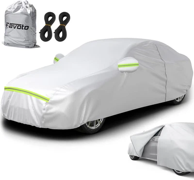 Telo Copriauto Invernale Felpato Impermeabile Telo per Auto Da Esterno per Berli - Immagine 1 di 4