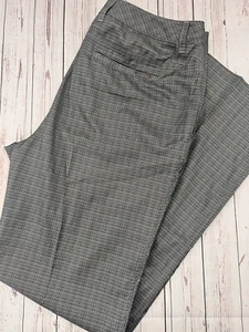 Chase 54 Mens Size 32x34 (Actually 32) Gray Plaid Comfort Lightweight Golf Pants - Picture 1 of 9