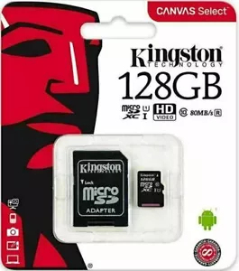 Micro SD Card Memory tf Kingston 32gb to 512gb For Sony Xperia Mobile Phones FHD - Picture 1 of 96