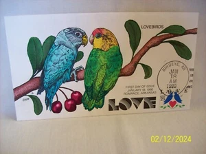 Copertina primo giorno Collins per Lovebirds dal 1990 - Foto 1 di 1
