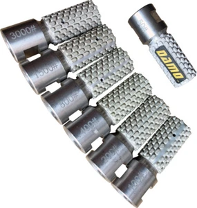 1" Dry Polishing Drum Wheels Set of 7 PCS for Granite Marble Concrete - Picture 1 of 1