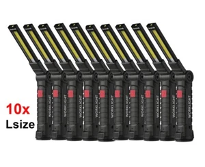 10 Pack Work Light LED Torch Rechargeable Inspection Lamp 360° Mechanic Light - Picture 1 of 16