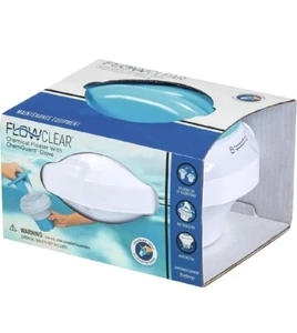 Flotador químico para piscina Bestway Flowclear con guante Chemguard - EE. UU. - ENVÍO RÁPIDO - Imagen 1 de 5