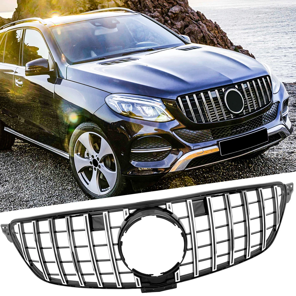 Parrilla de parachoques delantero para Mercedes Benz GLE 2016-2018 W166 GLE350 GLE400 Foto 1 de 4