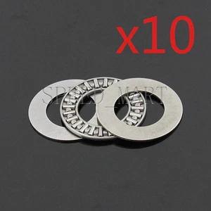 10 PCS AXK1730 Thrust Needle Roller Bearing With Two Washers 17mm x 30mm x 2mm - Picture 1 of 3