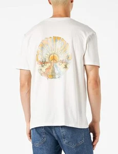 Camiseta Wrangler Grande Gráfica Sundown Para Hombre Mediana Manga Corta Pullover Blanco - Imagen 1 de 5