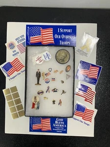 Vintage Lot of Rockefeller,  Nixon /Lodge & Kennedy 1960s  political pins - Picture 1 of 7