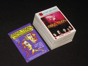 STAR TREK (Motion Picture) © 1979 Topps Complete 88 Trading Card Set + Wrapper