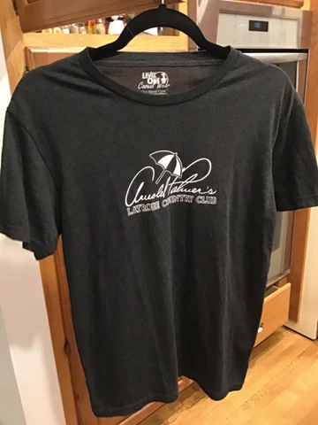 ARNOLD PALMER LATROBE COUNTRY CLUB T-SHIRT SMALL DEEP GRAY Cover