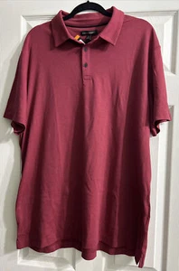 Banana Republic Mens Polo Shirt XXL Luxe Touch Performance 100% Cotton Red NWT - Picture 1 of 2