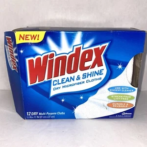 Windex Clean And Shine Microfiber Cloths Open Box - 6 Ct (1/2 Box) - Picture 1 of 2