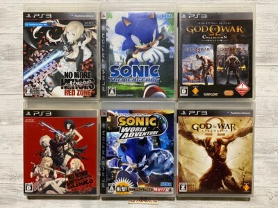 SONY PS3 No More Heroes & Sonic & God of  War Collection  & Ascension from Japan - Image 1 of 4