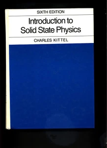 Introduction to Solid State Physics - 6th Ed. Charles Kittel, Wiley Hardcover - Imagen 1 de 1