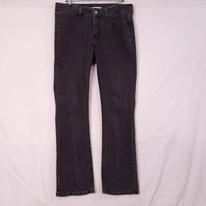 Riders By Lee Women's Denim Pants Mid Rise Boot Cut Black Size 12 L - Picture 1 of 11