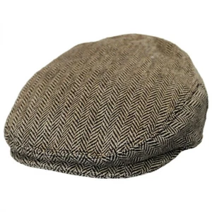 Jaxon Hats Baby Herringbone Wool Blend Ivy Cap - Picture 1 of 16