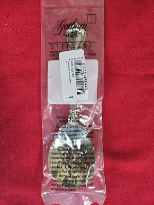 Gorham Sterling Chantilly 2001 Cuchara de Navidad, 6 3/8 pulgadas, ¡COMO NUEVA! Foto 1 de 4