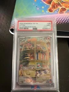 Pokemon Litten 167/162 Sv05: Temporal Forces Holo PSA 9 - Picture 1 of 2