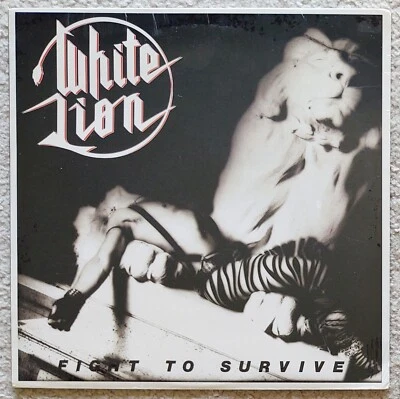 WHITE LION - FIGHT TO SURVIVE VINYL LP SEALED 1st PRESS 1986 ORIG NO BARCODE - Imagem 1 de 4