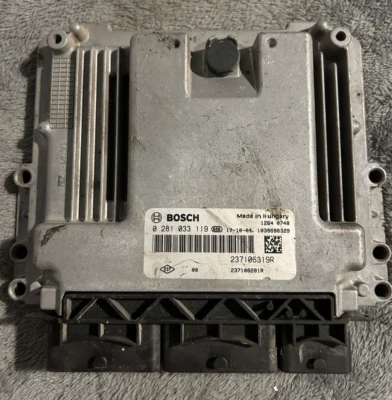 ECU CALCULATEUR MOTEUR  RENAULT 1.5L DCI  0281033119 237106319R A DECODER - Immagine 1 di 4