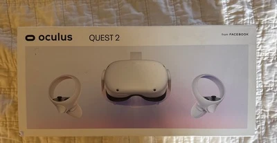 Meta Oculus Quest 2 64GB Advanced All-In-One VR Headset - White With Data Cable - Image 1 of 4