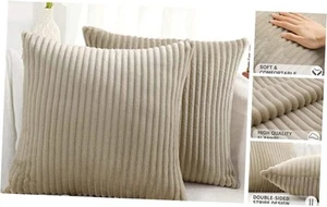 Decorative Throw Pillow Covers 26x26 Set of 2, 26" x 26" (Pack of 2) Khaki - Picture 1 of 7