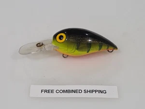 Vintage Post Rapala Storm Magnum Wiggle Wart Crank Clear Lip Naturistic Perch - Picture 1 of 2