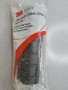 3M Slim Lock Closures SLC-716 Weatherproof Closure for 1/2" Jumper Coax DIN 7/16 - Picture 1 of 9