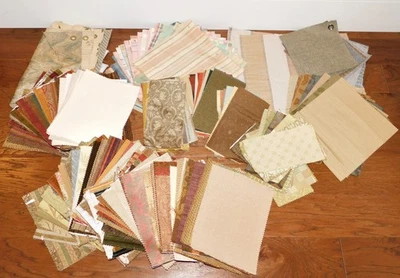 VNTG! HUGE LOT! Fabric Samples Robert Allen+ Damask Silk Wool+ Upholstery Drape+ - Image 1 of 4