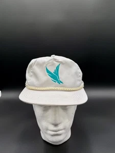 Cappello Adesa bianco strapback palm springs berretto puff corda orlo NOS - Foto 1 di 4
