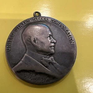 1927 u.s. steel Corp.serwice silver medal 33mm. - Picture 1 of 2