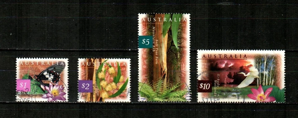 AUSTRÁLIA Scott's 1532-35 (4v) Flora e Fauna F/VF Usado (1996-97) #2 - Imagem 1 de 1
