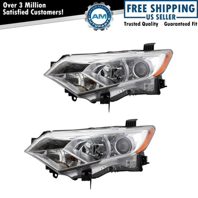 Juego de montaje de faros lado conductor y pasajero para Nissan Quest 2012-2017 Foto 1 de 3