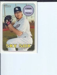 Corbin Burnes 2018 Topps Heritage Minors Qty - Picture 1 of 1