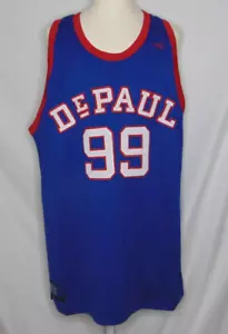George Mikan #99 DePaul University Blue Demons Jersey Men 5XL Hardwood Legends - Picture 1 of 9
