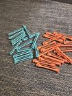 Vintage Lot Of 31 Swing Arm Clip Perm Rods Hair Rollers