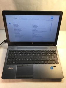 HP ZBook 15 15" Laptop Intel Core i7-4700MQ -BOOTS TO BIOS- MZ - Picture 1 of 6