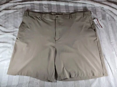 Grand Slam Performance Mens Golf Shorts Size 56 Big & Tall Khaki Tan Beige $60  - Image 1 of 4