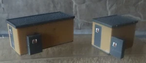 Hersteller unbekannt   (Spur H0)  2 Starkstrom - Häuschen - fertig gebaut - Bild 1 von 7