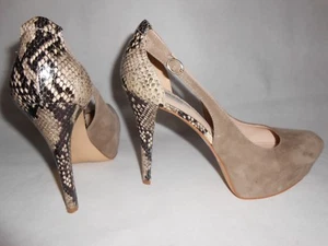 Nuove scarpe Guess scamosciate stampa rettile US10 PREZZO AL PUBBLICO £ 145 - Foto 1 di 6