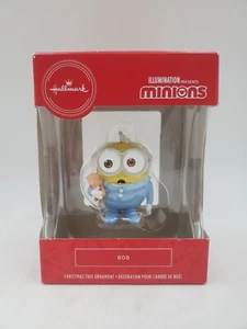 Hallmark Minions Bob Teddybär Schlafanzug Pyjama rot Box Weihnachtsschmuck - Bild 1 von 9