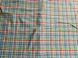 Route 66 con tela de algodón a cuadros multicolor M'Liss 42" de ancho x 2 yardas de largo nueva - Imagen 1 de 7