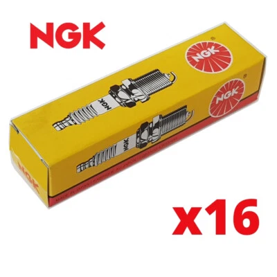 16x NGK Spark Plugs for CHRYSLER 300C I 5.7 04->08 EZB EZD EZH HEMI SRT8 LE LX - Image 1 of 2